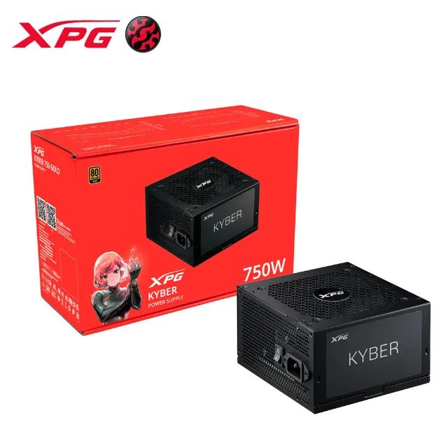 Fonte XPG SuperFrame Kyber, 750w, 80 Plus Bonze, Conector PCIe 5.0, PFC Ativo, Nova,Lacrad