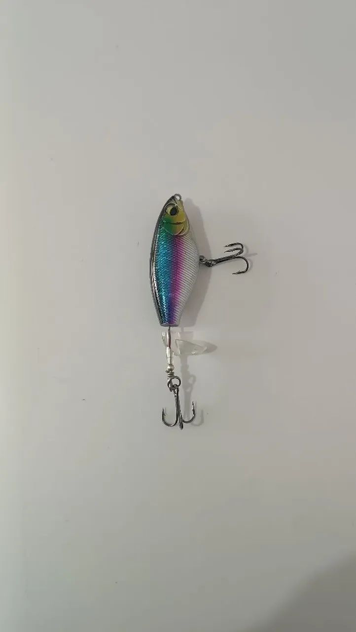 Isca artificial de hélice 9cm 12g - Foto 3