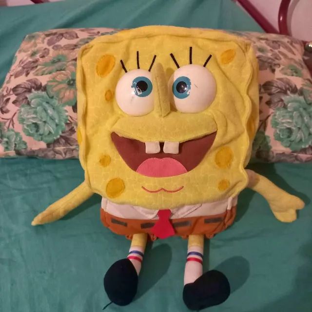 Bob Esponja de pelúcia que fala
