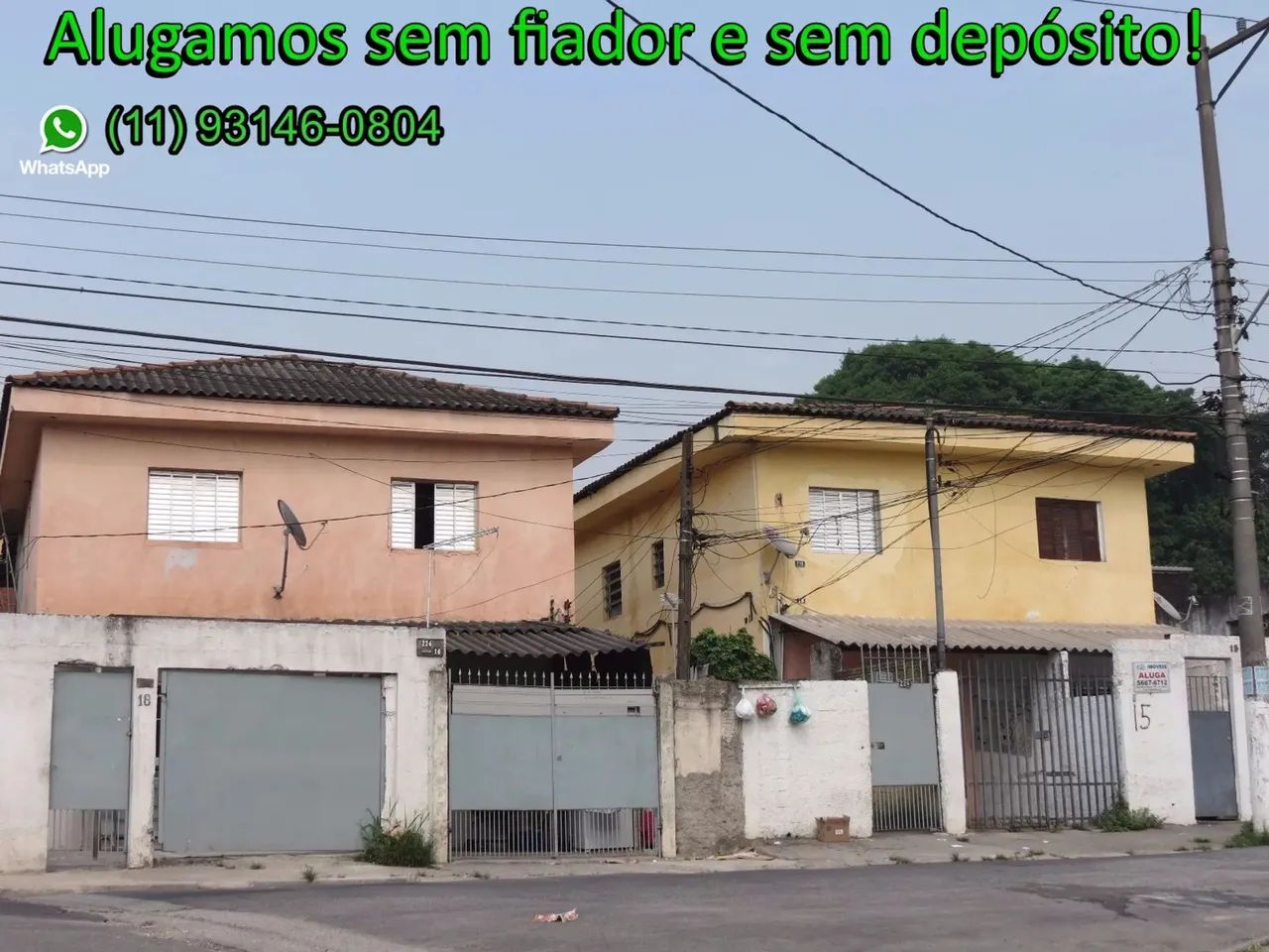 Casa de 3 côm, sem depósito, perto da estaç. de trem Grajaú
