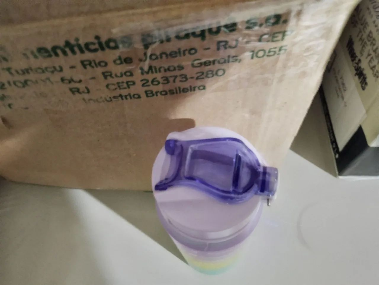 Garrafa de água motivacional Degradê 500 ml - Foto 2