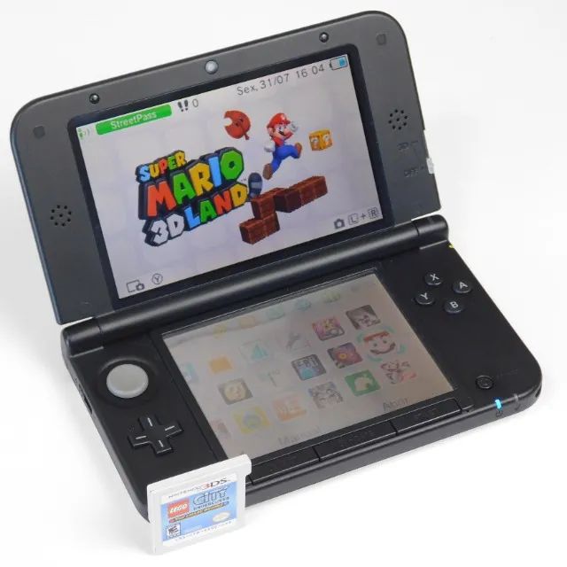 Nintendo 3DS XL desbloqueado edição especial Mario E Luigi Dream Team Edição 30 Anos  - Foto 3