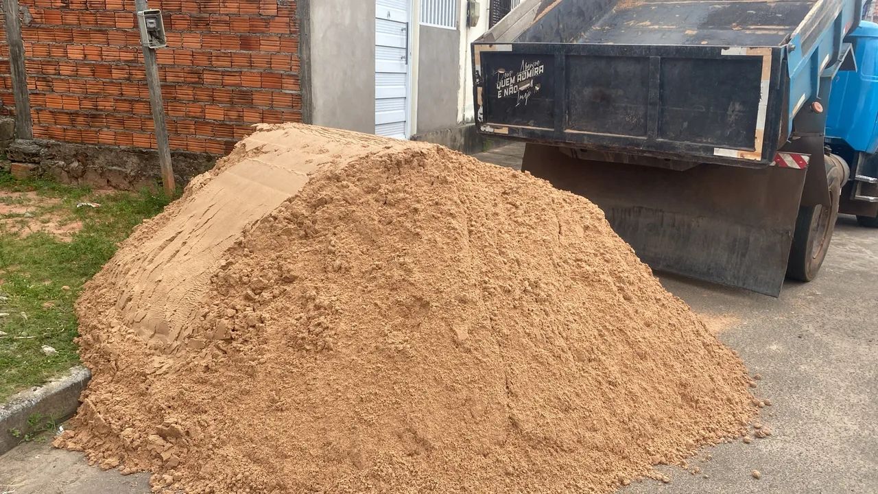 Areia média boa carrada de 6M