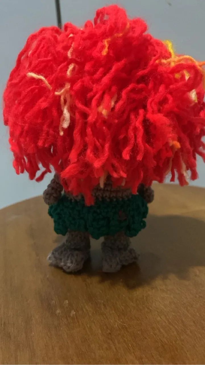 Boneco Amigurumi Curupira  - Foto 3