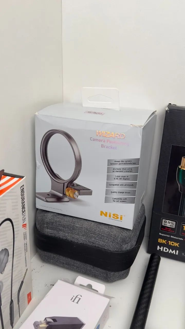 Suporte Colar Rotativo Nisi Wizard W-82d Dslr Arca Swiss - Canon Sony BlackMagic - Foto 2