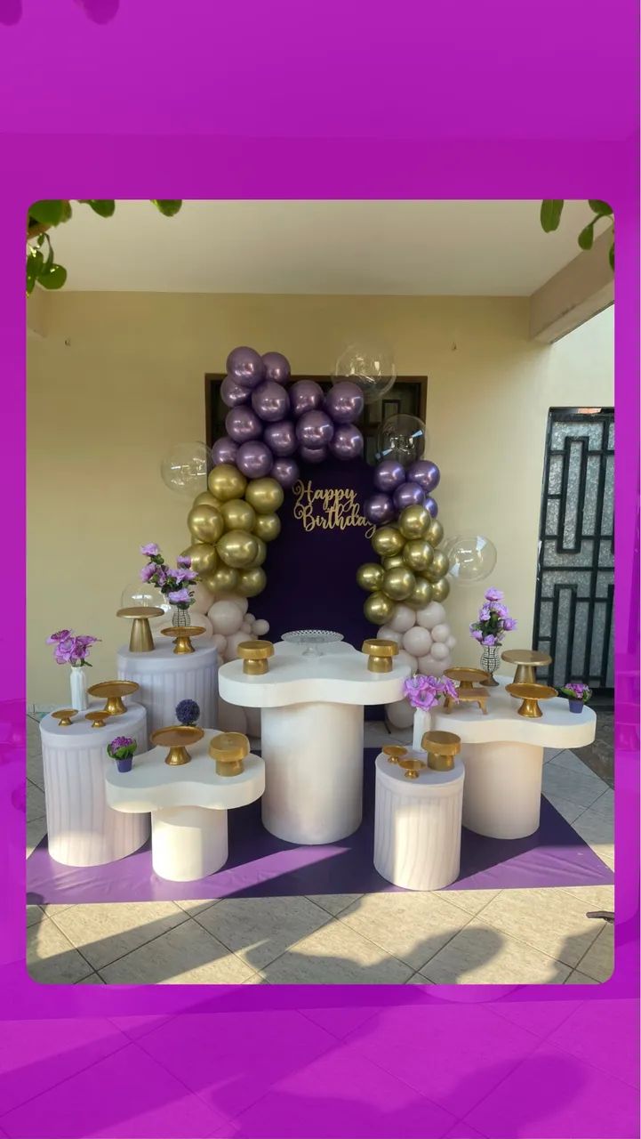 Decoração completa com balão ? 