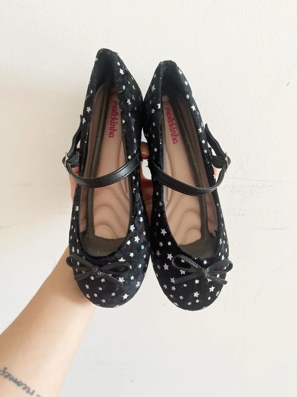 Sapatilha moleca aveludada   - Foto 5