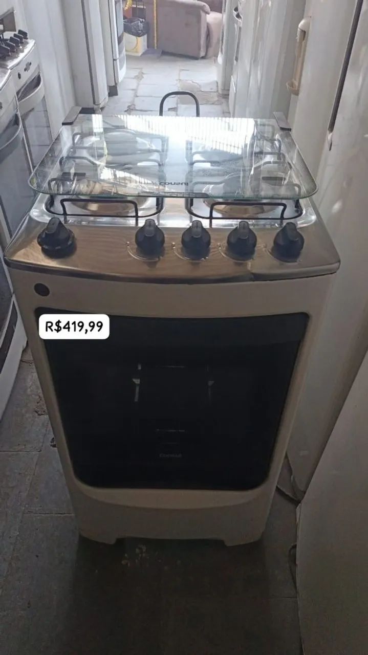 Fogão 4 bocas Consul Funcionando - Brechokinho 