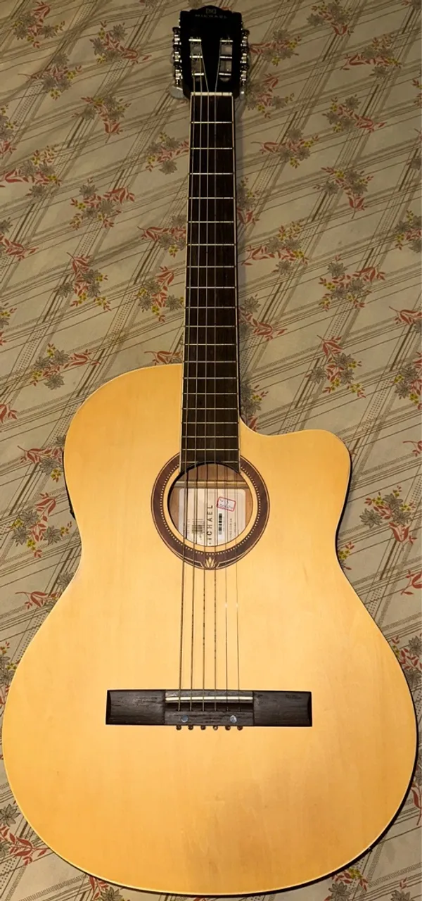 Violão Elétrico Semiflat VM119EST - Encordamento Aço Michael