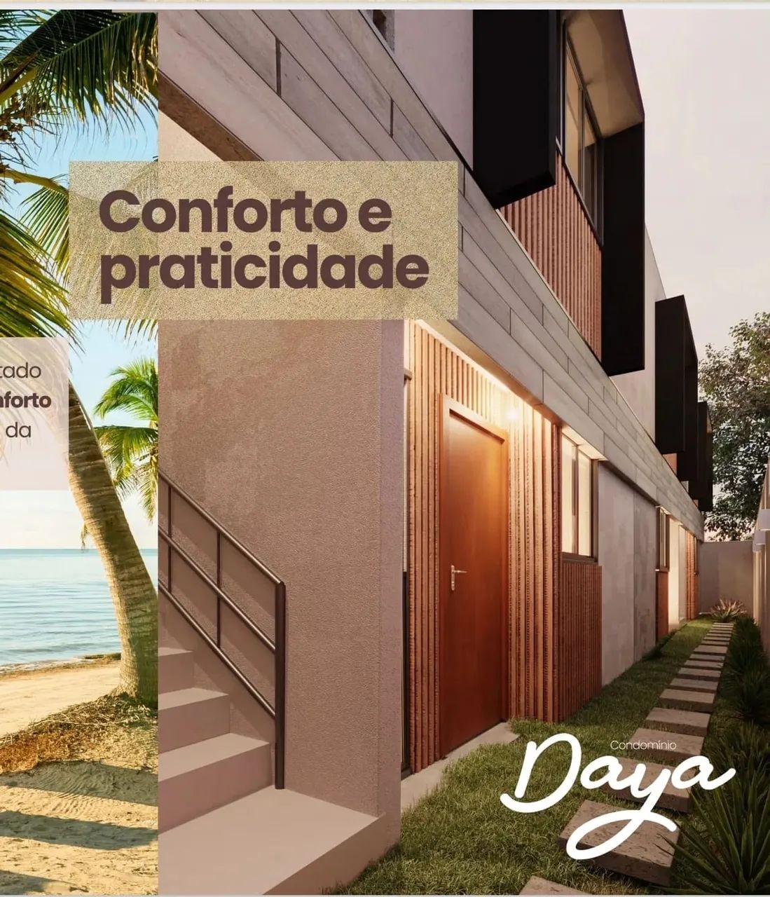 Apartamento no Janga - Paulista - PE com acabamento pé na areia na quadra do mar .