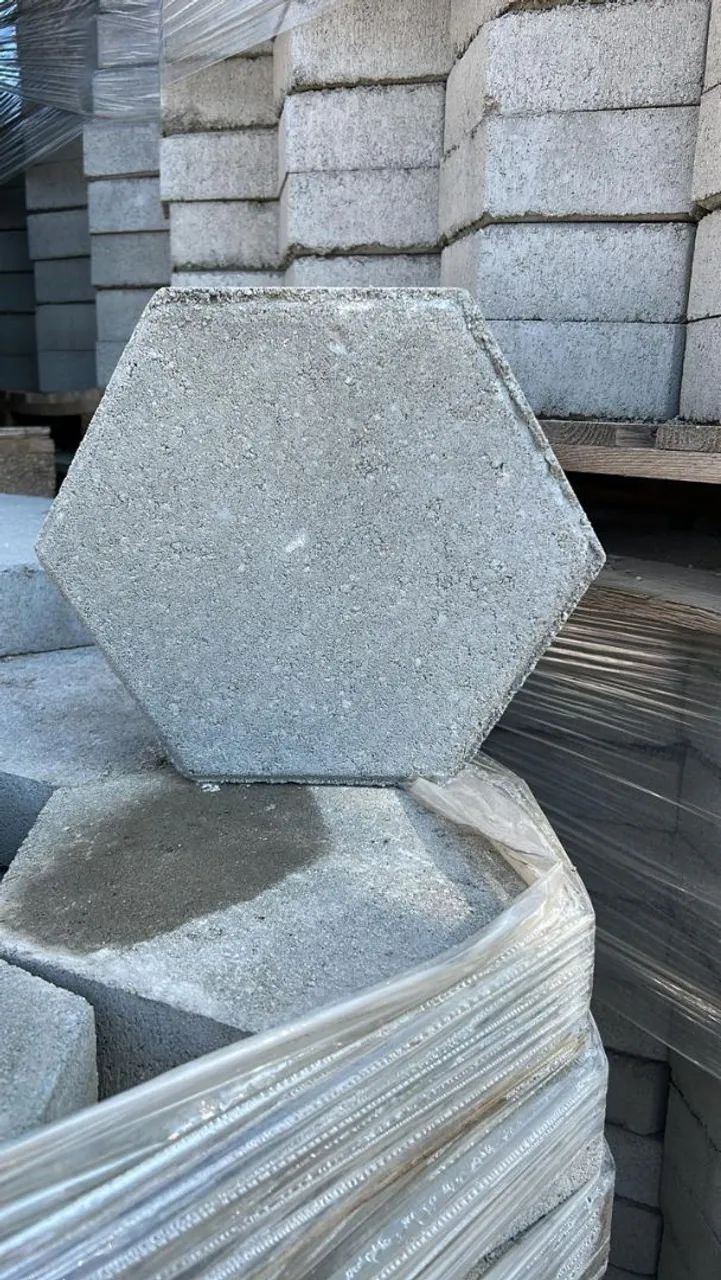 Lajota sextavada 30x30x8 -direto da fábrica 