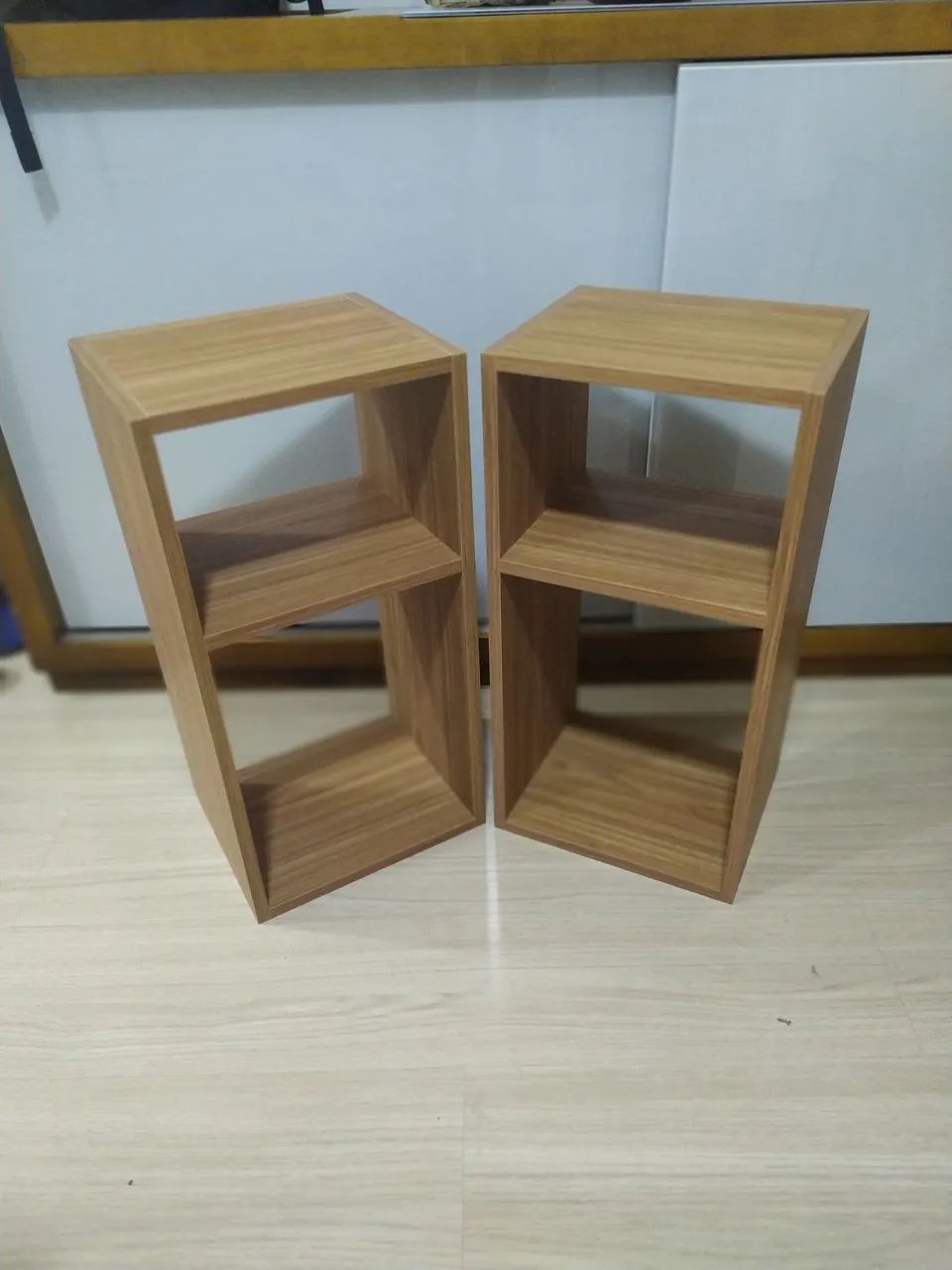 Par Estante de MDF Amadeirado para Decoração - Foto 4