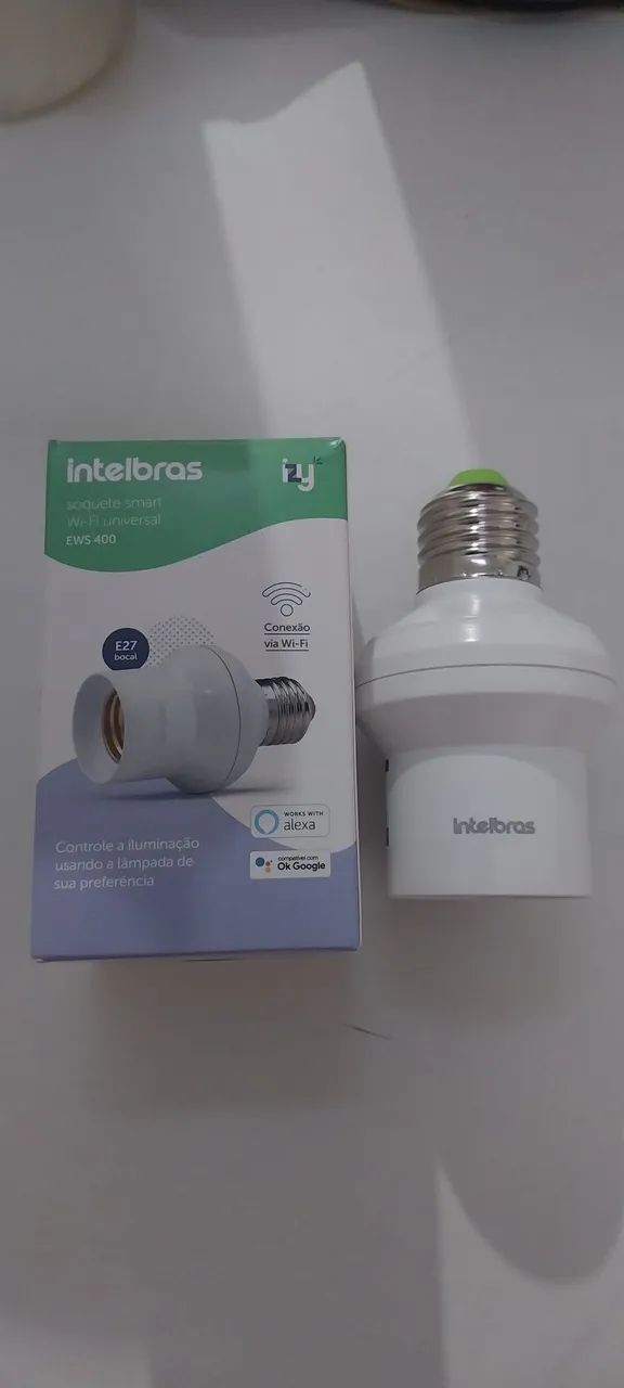 Soquete Smart Wi-Fi Intelbras EWS 400 - Controle sua iluminação