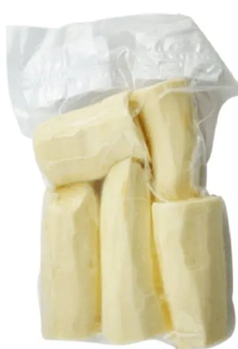 Mandioca Premium embalada a vacuo 1kg