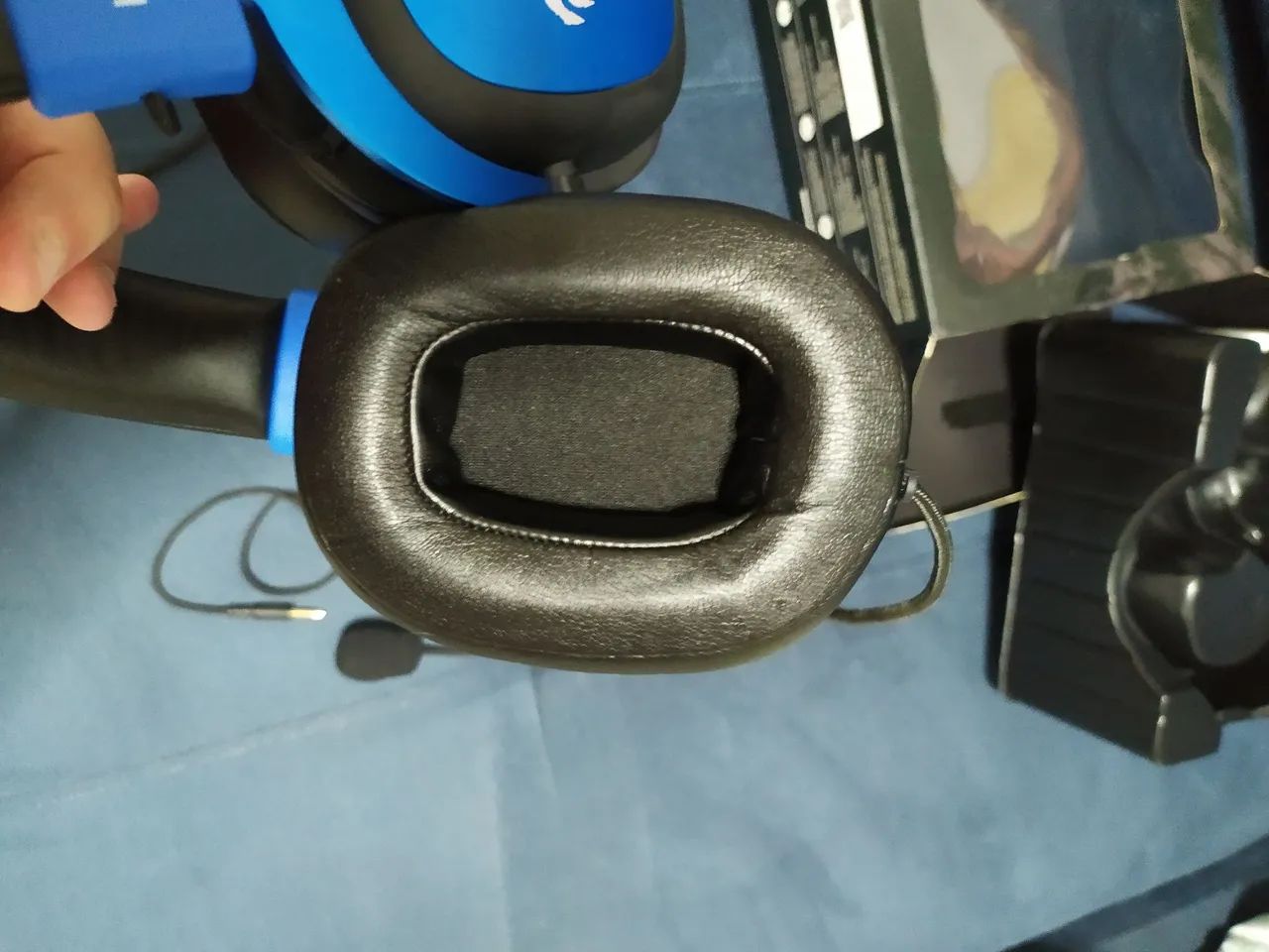 Headset Gamer com Microfone - bom estado - Foto 5