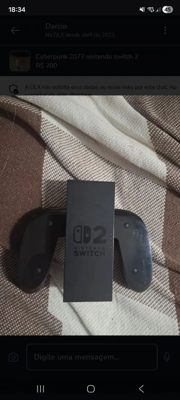 Vendo ou Troco Grip de Nintendo Switch 2 Original
