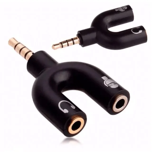 Adaptador P3 para Fone e Microfone