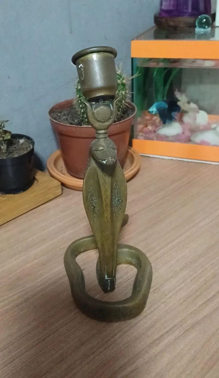 Castiçal Serpente Egípcia - Foto 2
