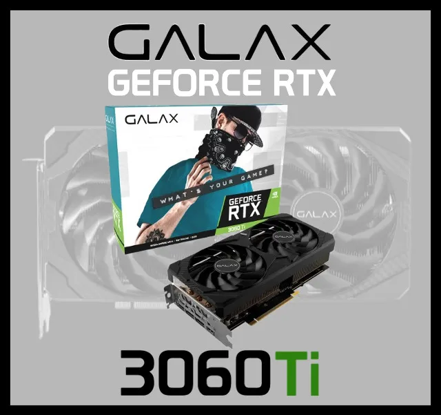 GeForce RTX 3060 TI Galax (1-Click OC) Plus 8G