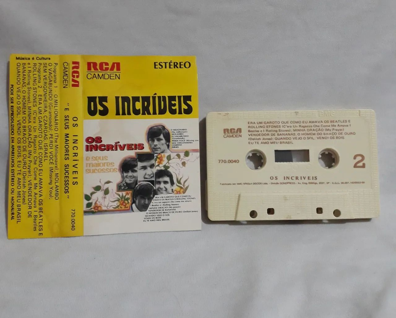 Os Incríveis - RCA Camden - K7 - Foto 2