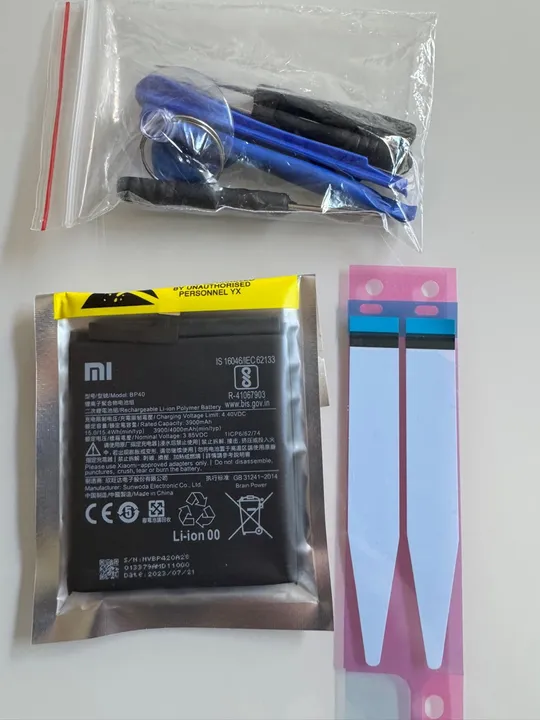 Bateria BP40 da Xiaomi - funciona no Xiaomi 9T pro