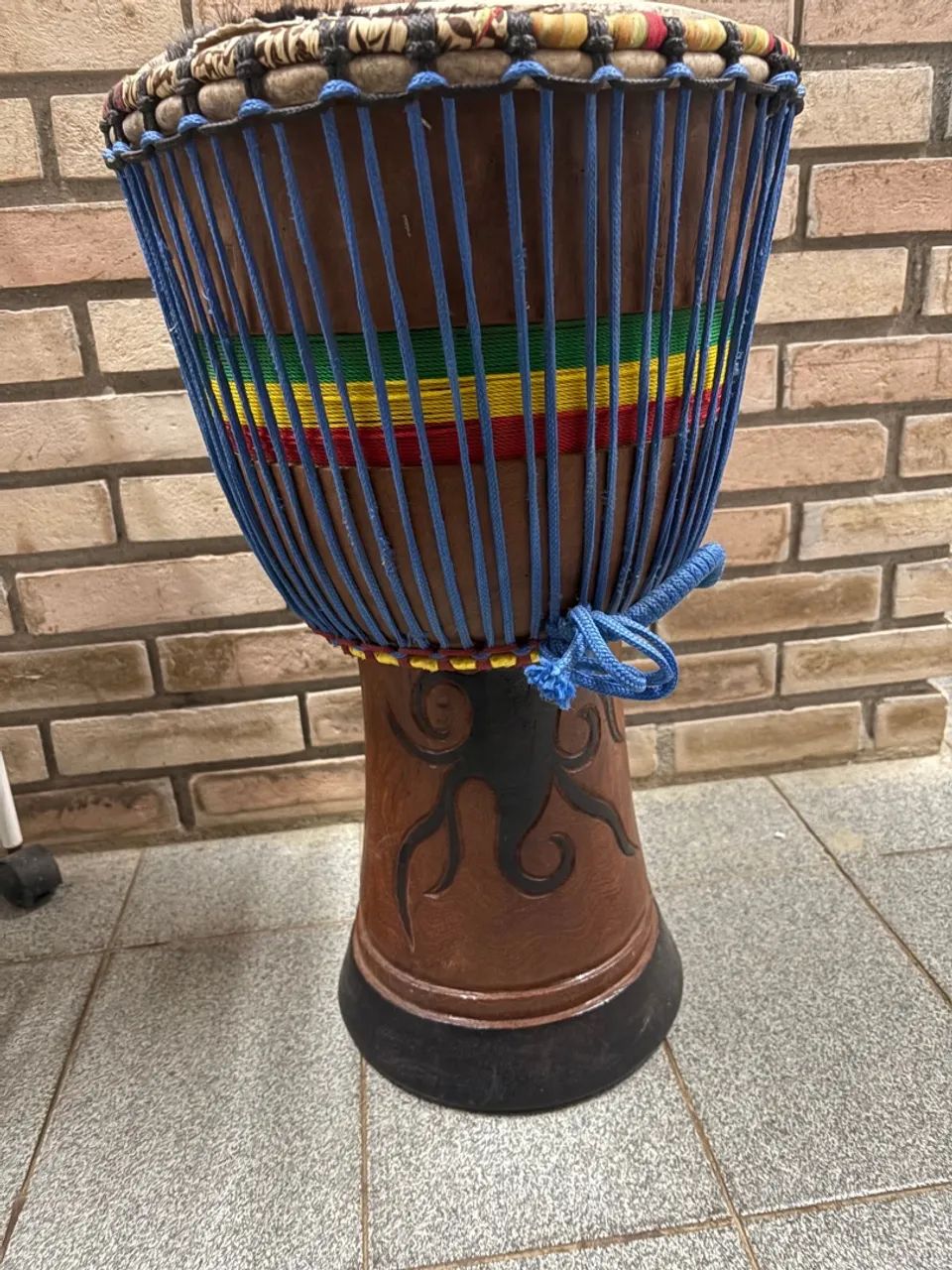 Djembe Senegal Leão Percussão Ayahuasca Rastafari - Foto 2