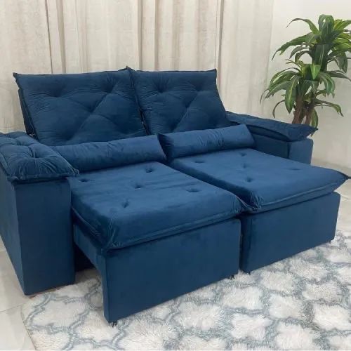 Sofá retrátil reclinável bru 2.00m L436m - Foto 4