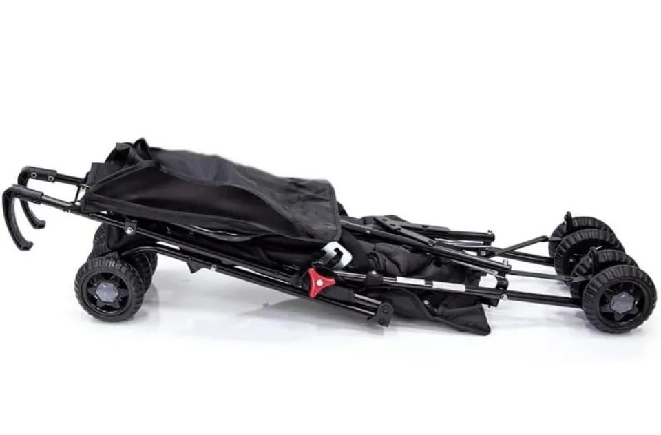 Carrinho de Bebê Cosco Dobrável Preto - Foto 3