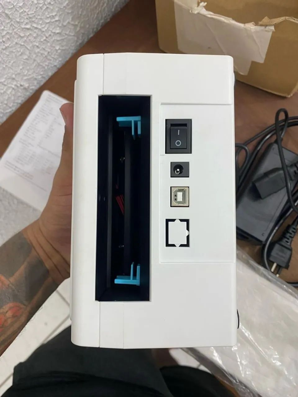 Impressora Etiqueta Ml Alta Velocidade Bluetooth Usb Cor Branco 110 240v (bivolt  - Foto 6