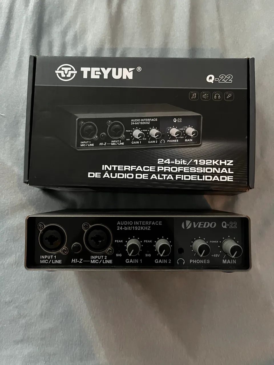 Interface de áudio Teyun Q22