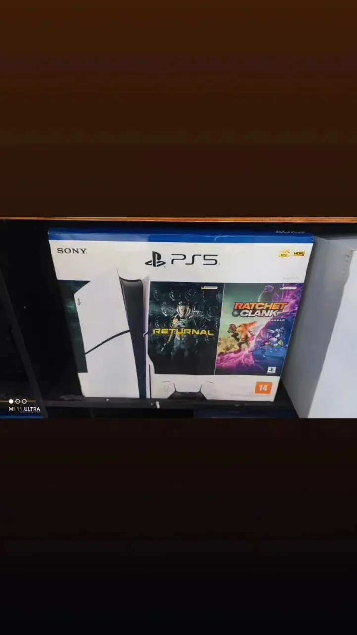 Playstation 5 Novo com Jogos