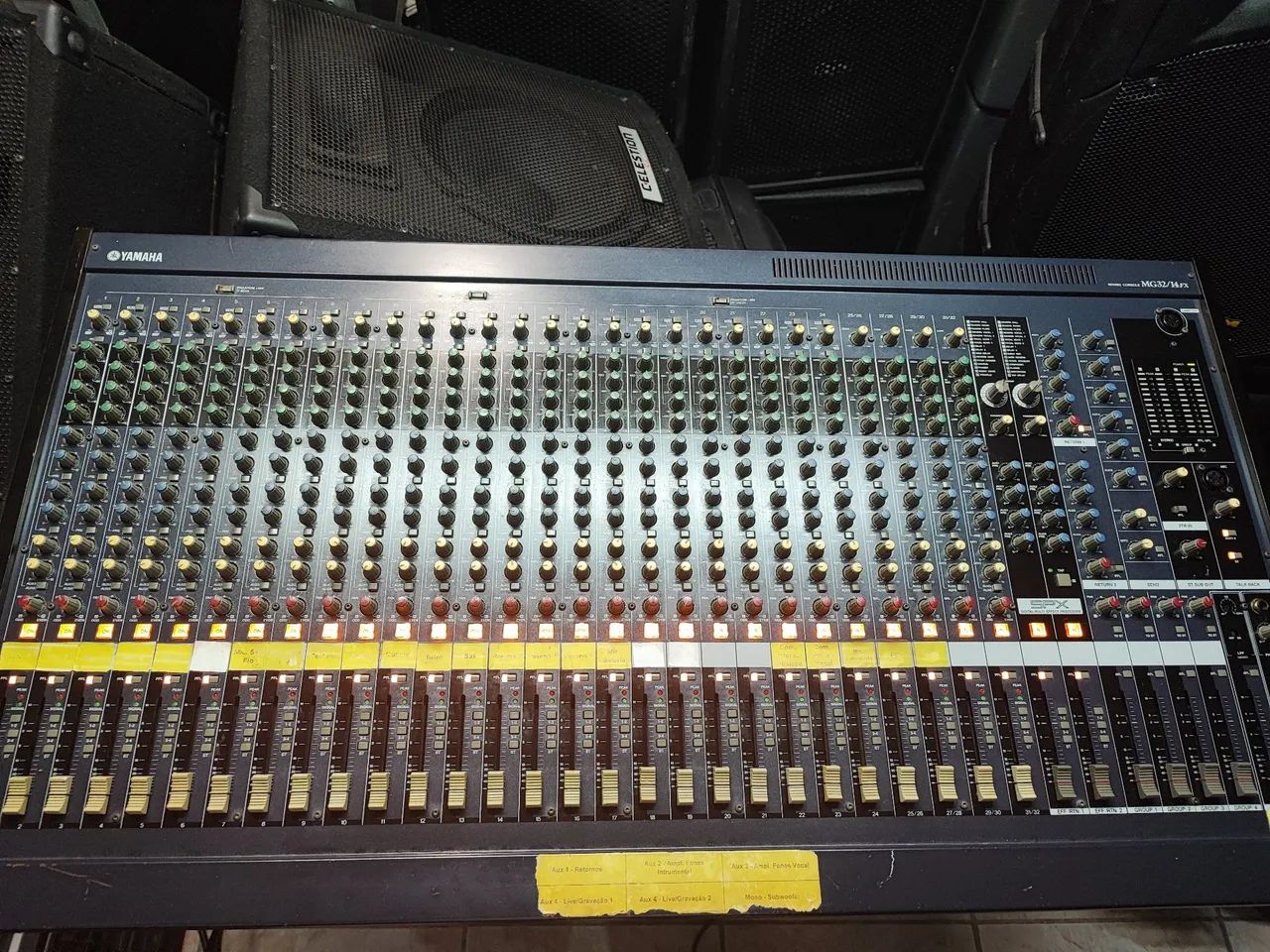 Mesa de som Yamaha Mg32/14fx zerada