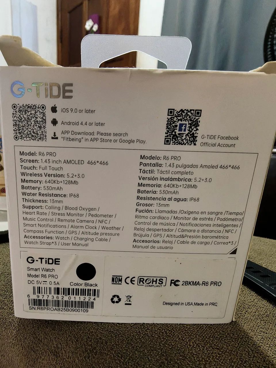 Smartwatch G-Tide R6 Pro - Foto 3