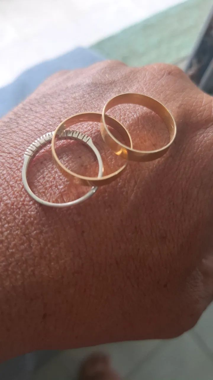 Aliança em ouro 18k  - Foto 2