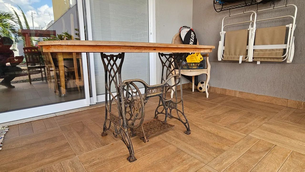 Mesa Rústica Madeira Maciça - Foto 4
