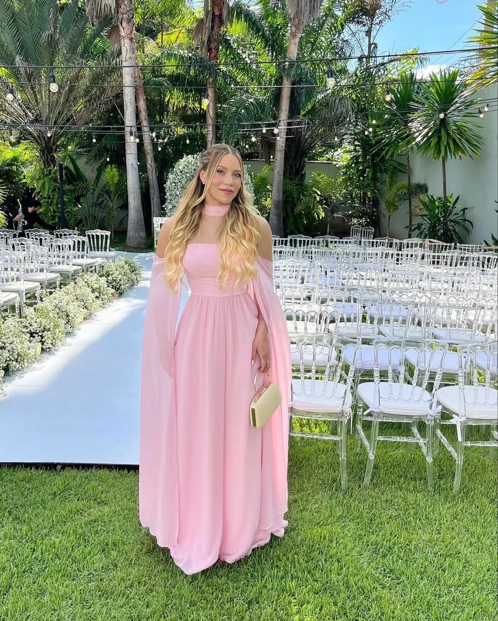 Aluguel Vestido Rosa  - Foto 2