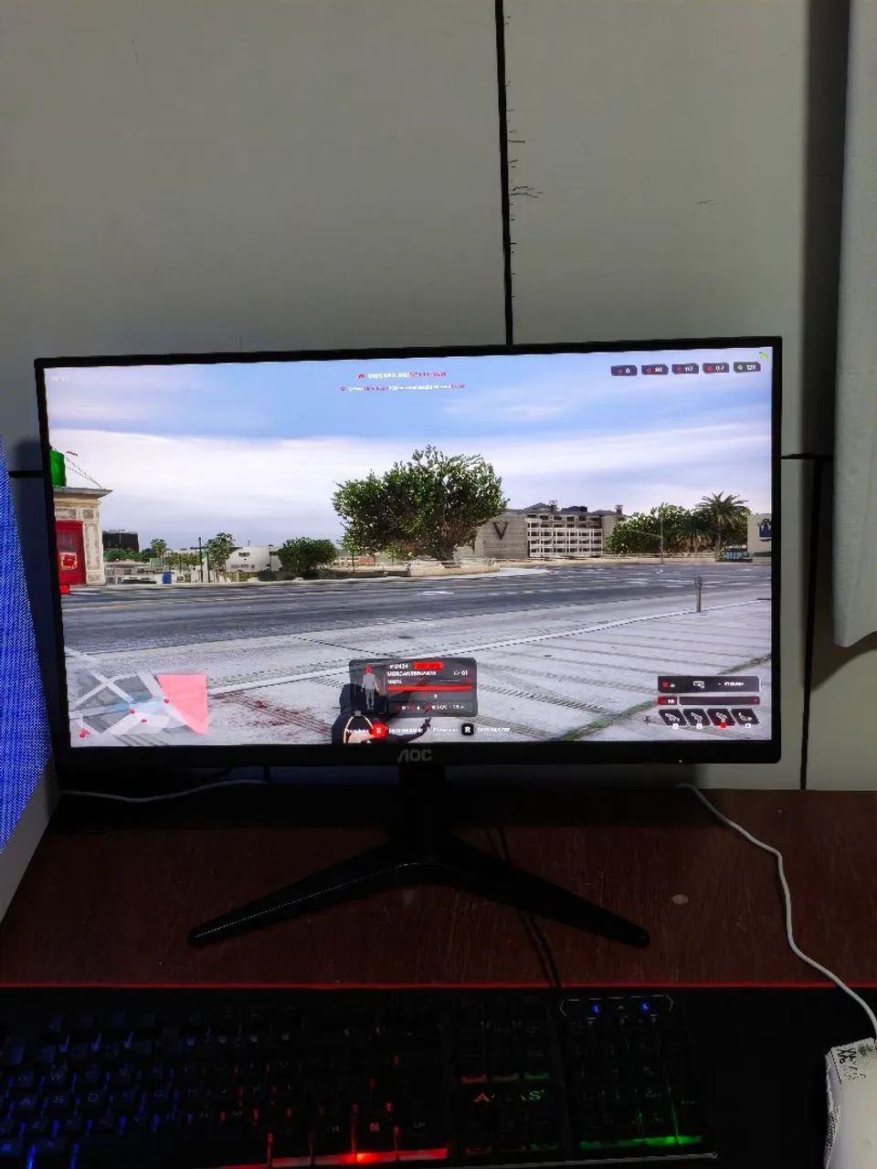 MONITOR AOC 21 POLEGADAS HDMI E VGA. FULL HD BEM NOVO. - Foto 2