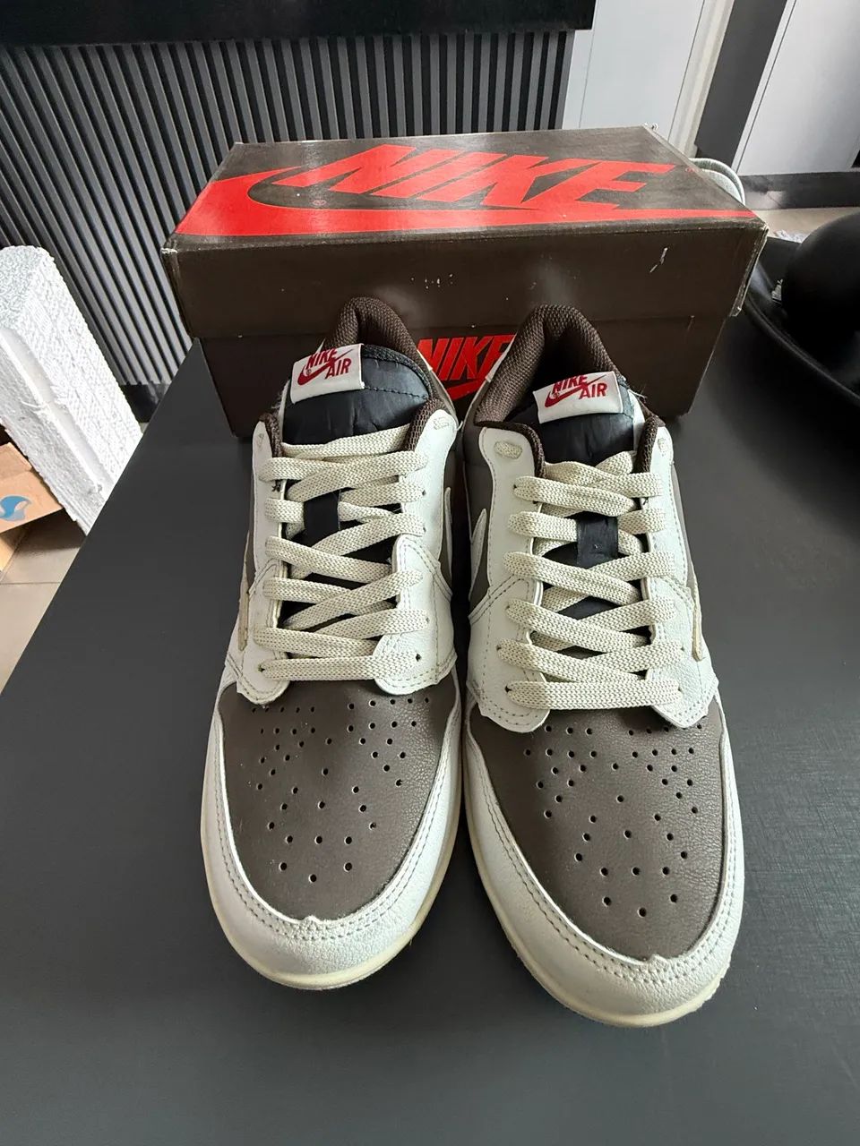 tênis nike air jordan 1 low travis scott 40 - Foto 4