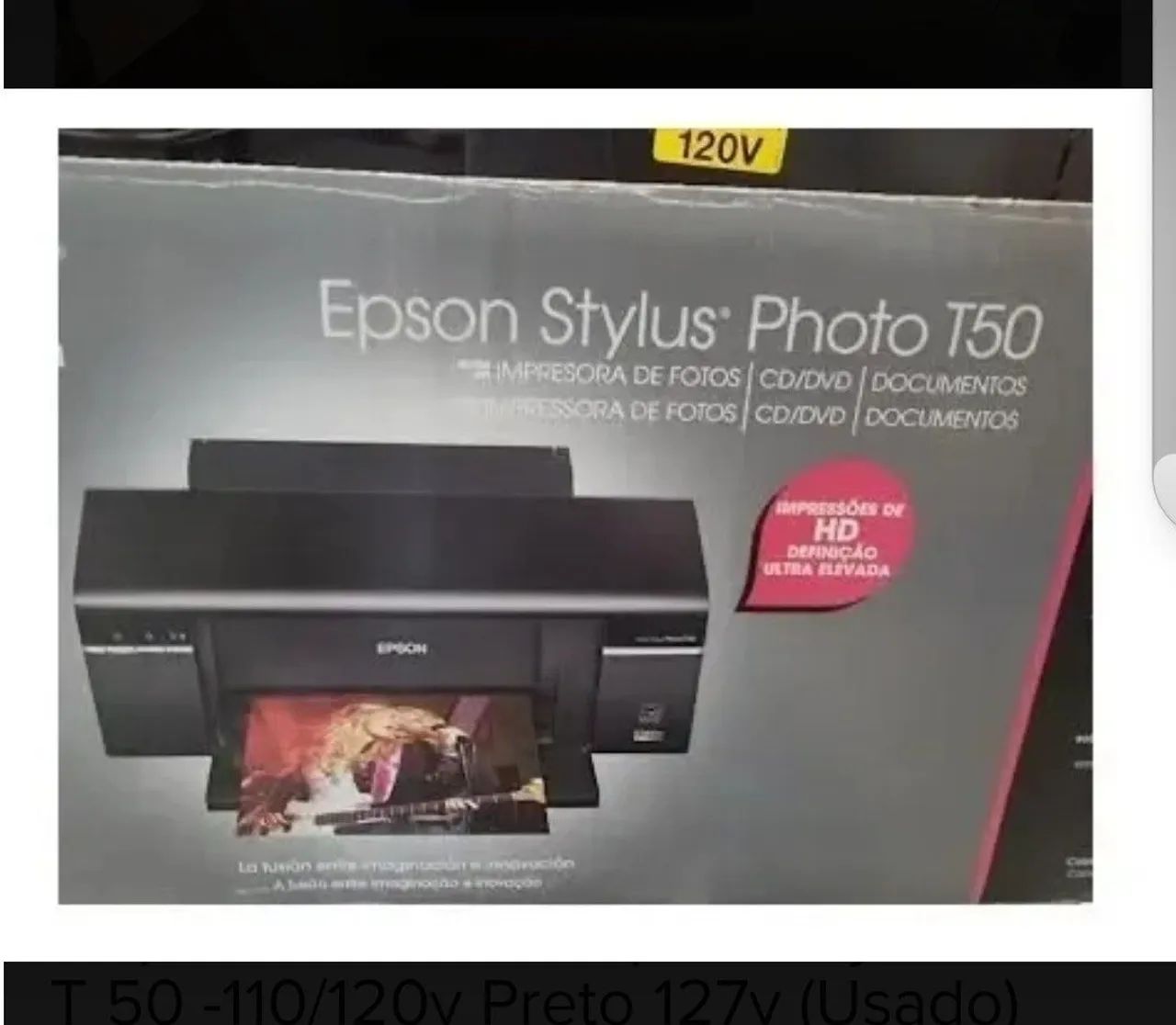 O par de impressoras Epson T50