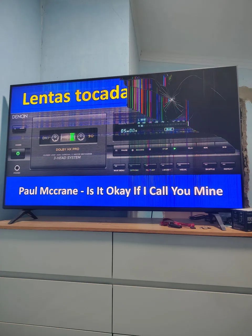 Smartv LG 60 polegadas pra retirar peças problema na tela 