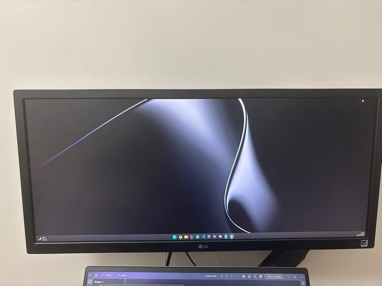 Monitor ultrawide 26 polegadas LG, 75 hz, com 6 meses de uso  - Foto 2