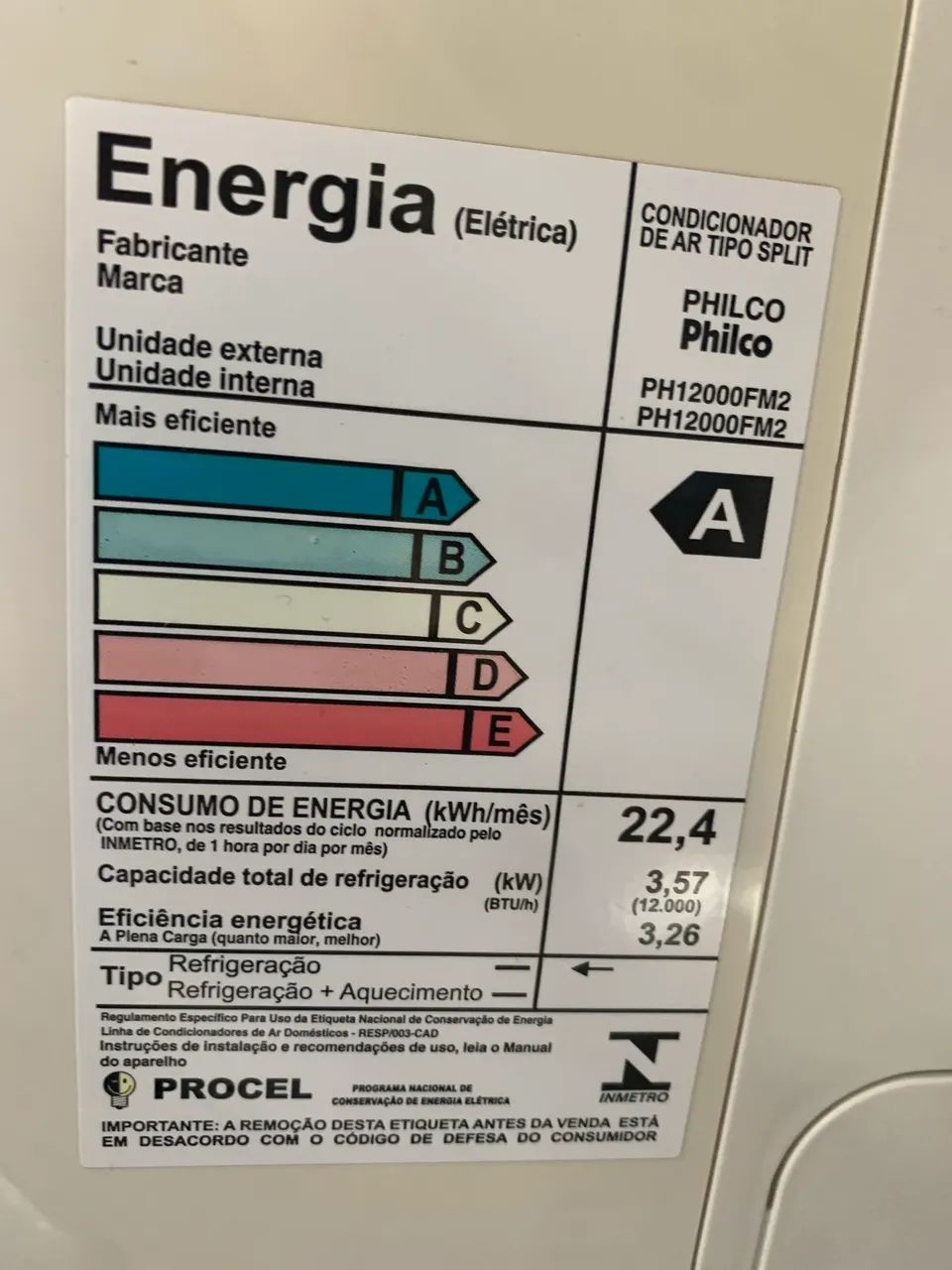 Ar condicionado 12 mil btus  - Foto 3