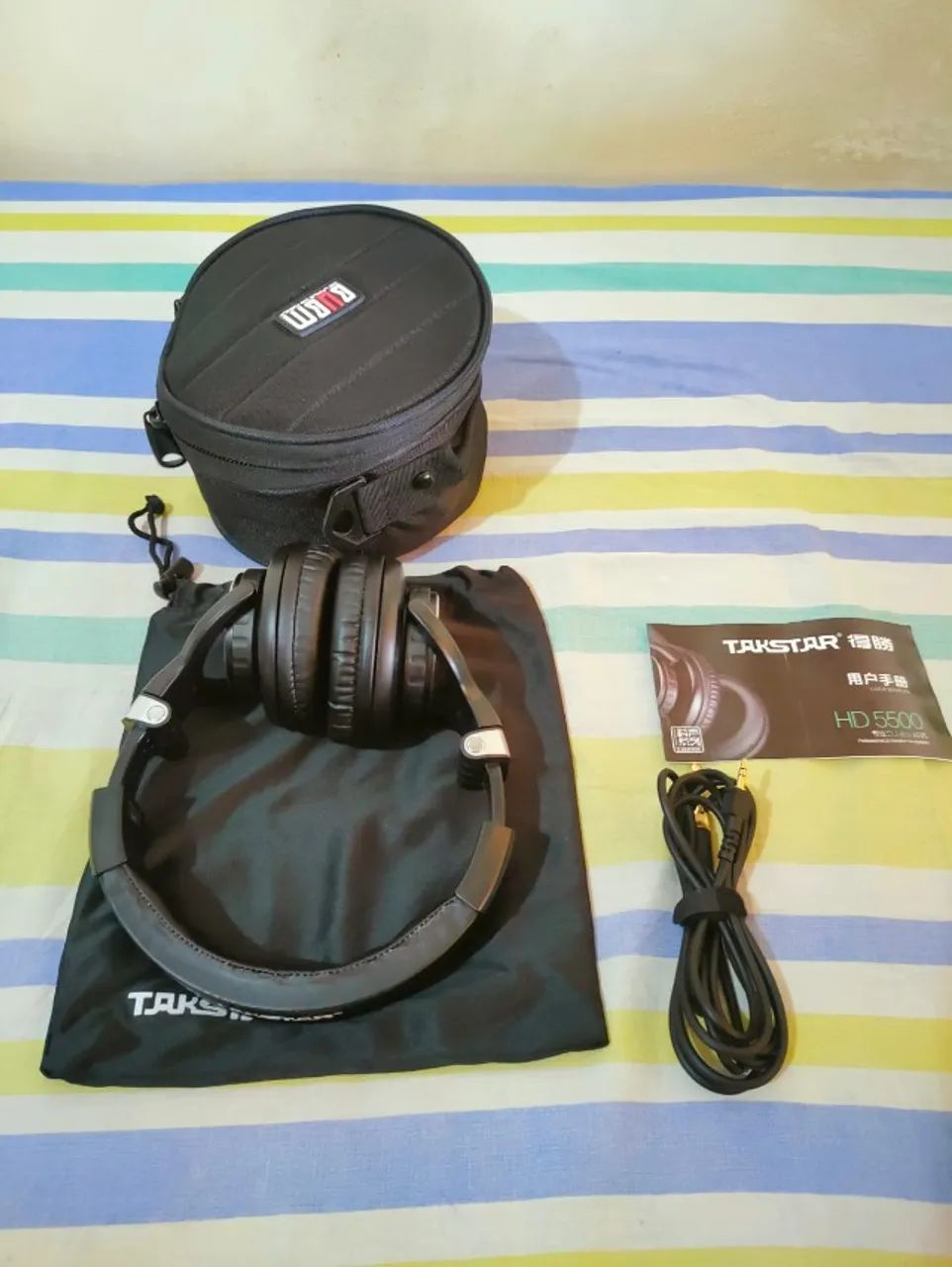 Fone DJ Takstar HD5500 + Case BUBM