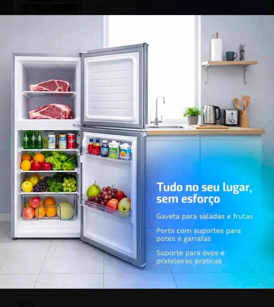 Geladeira 140L - HQ (Nova e na Caixa) - Foto 3