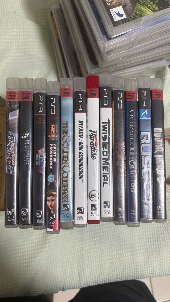 22 jogos ps3 caixa e manuais - Foto 2