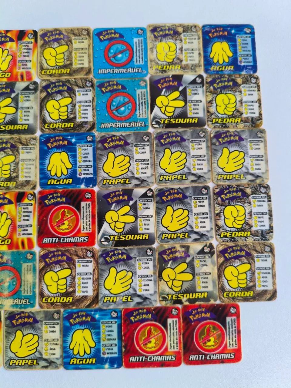 Pokémon Jo-Kén Tazos Elma Chips Originais - Hobbies e coleções