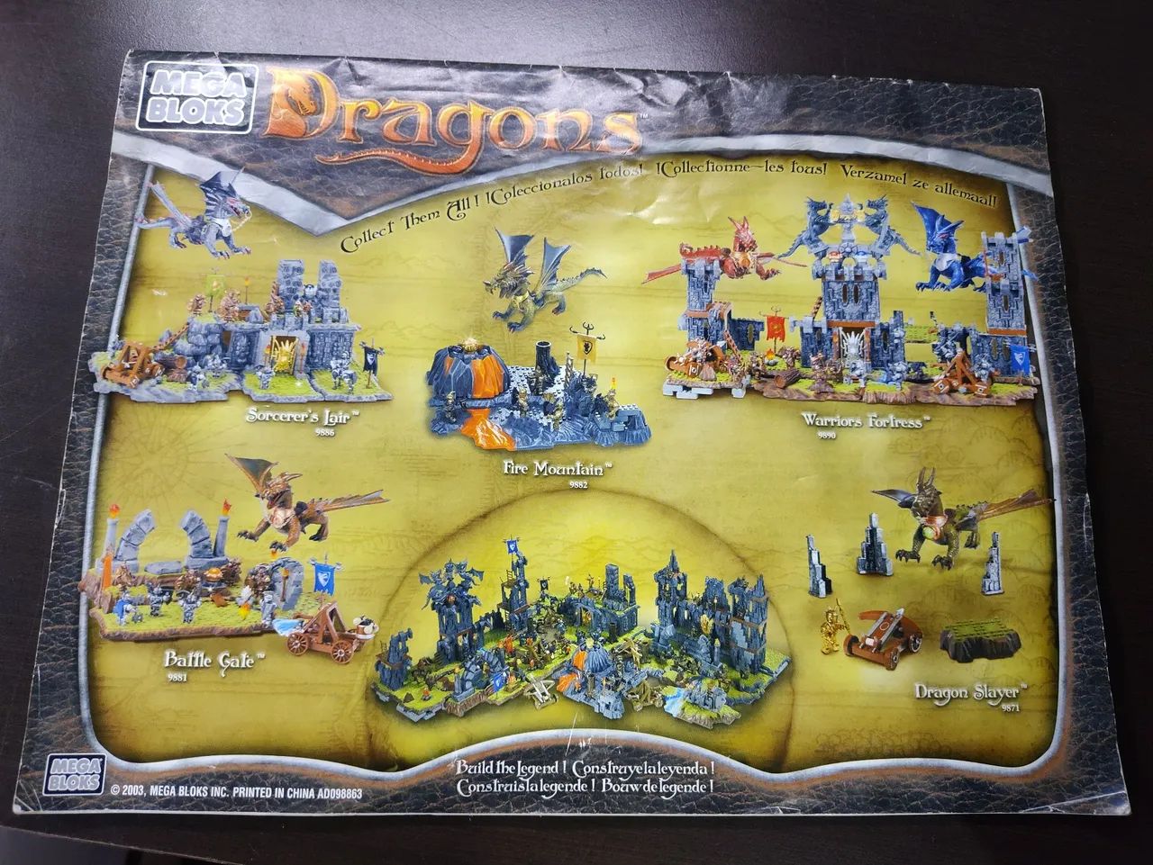 Manual Dragons Mega Bloks 9886 - Foto 3