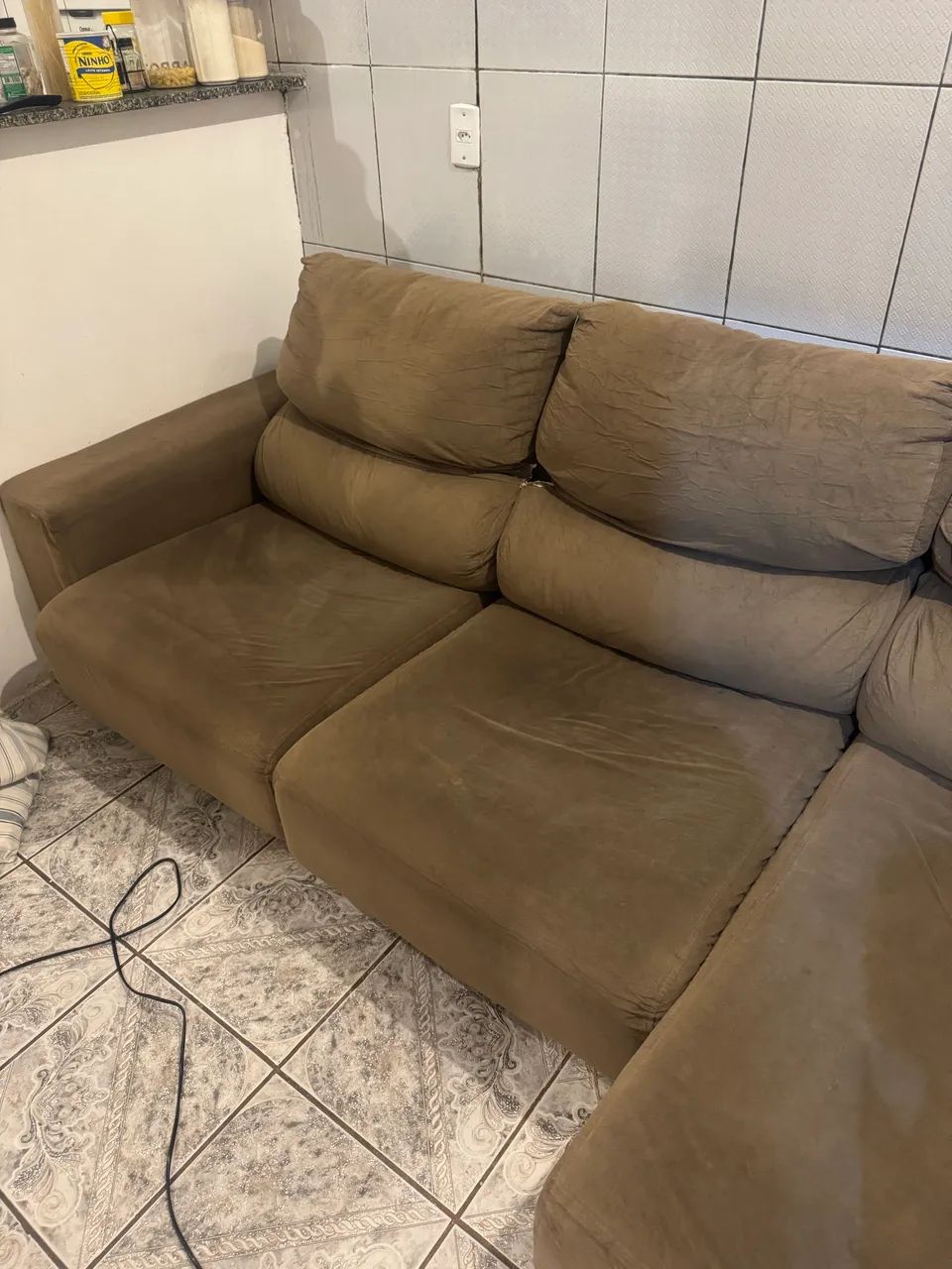 Sofá retrátil grande 3 lugares  - Foto 3