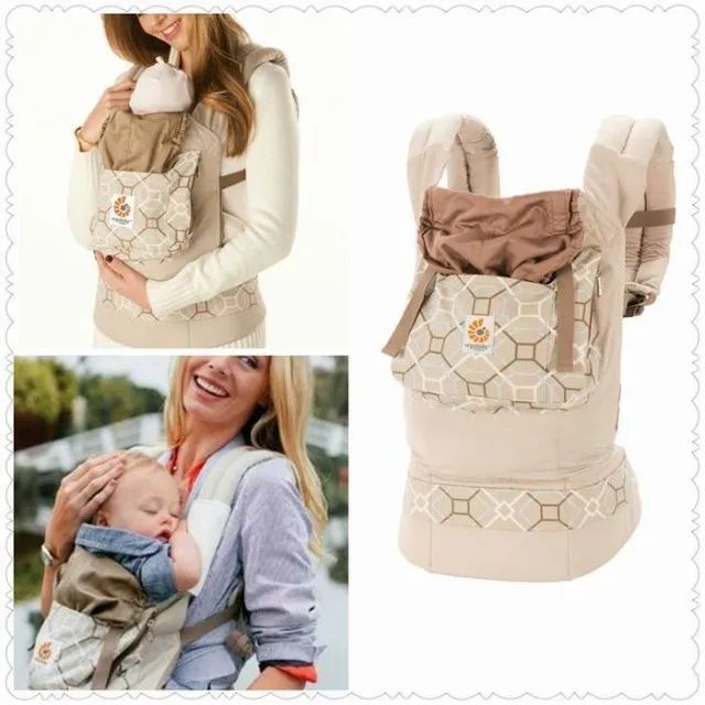 Canguru Ergobaby Organic Collection - Modelo Lattice