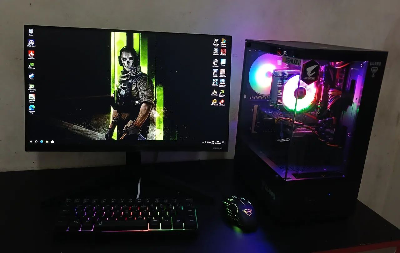 PC Gamer Xeon COMPLETO COM TUDO - ENTREGO